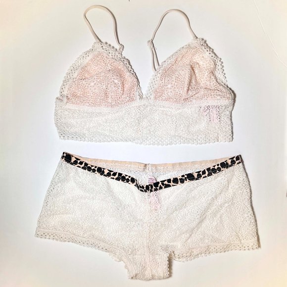 Victoria’s Secret White Cream Lace Set - Picture 3 of 6